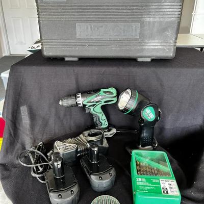 Hitachi 18V Cordless Driver Drill Set