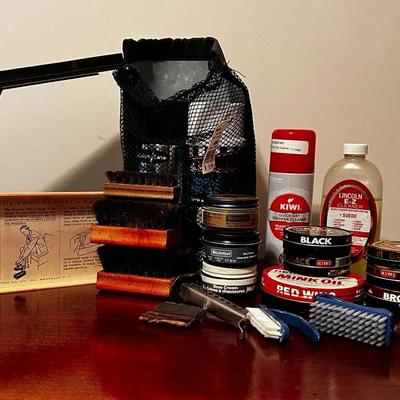 Shoe Shine Kit And Accessories 