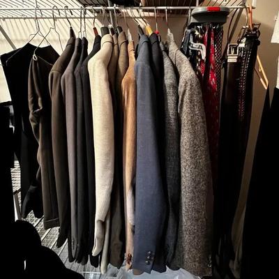 Mens Dress Clothes Jackets 42 Or 44 Reg; 36 Waist 32 Inseam