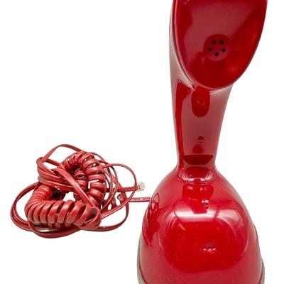 Vintage Pottery Barn Mercer Red Push-Button Telephone – Ericofon-Style Design