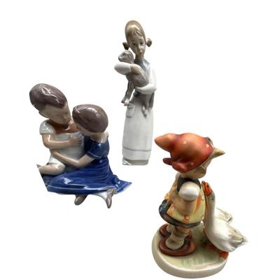 Vintage Porcelain Child Figurines – Lot of 3