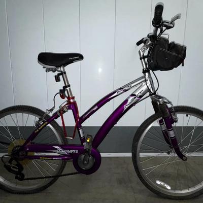 Avalon NEXT Purple Aluminum Comfort Bike – Dual Suspension, Shimano 7-Speed, 26”
