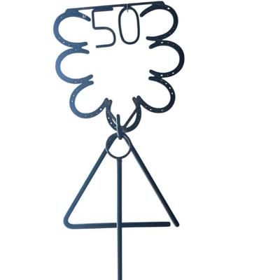 Iron Forged Western Horseshoe Themed  Dinner Bell