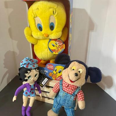 Looney Tunes Tweety Bird, Mickey Mouse, Betty Boop