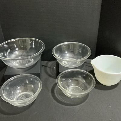 Pyrex Glass Bowls, And Other 