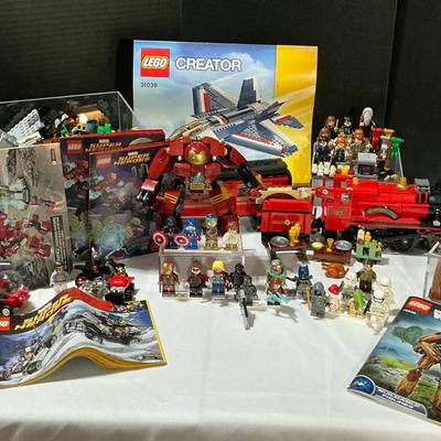 Large Lego Lot Including Characters Star Wars Harry Potter Superheroes 