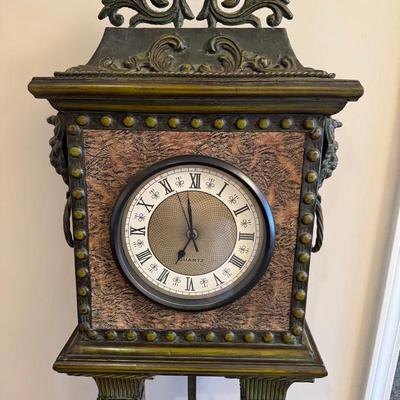Tall Quartz, French Empire Style Clock