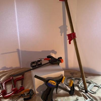 Quick Grip And C-Clamps Variety Lot