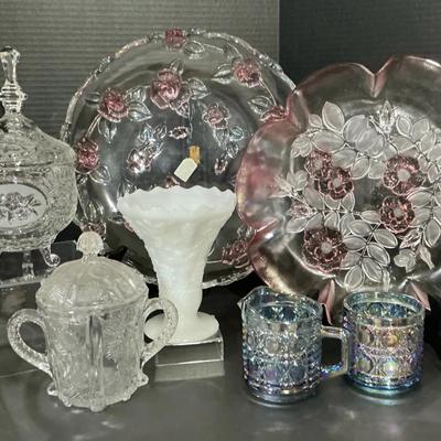 Beautiful Floral Glass 