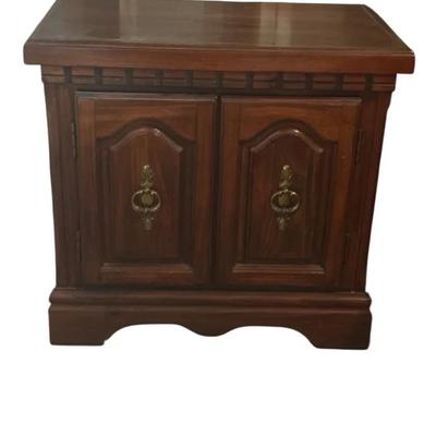Vintage Traditional Style Two Door Night Stand