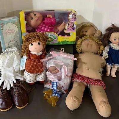 Vintage Dolls Cabbage Patch And More