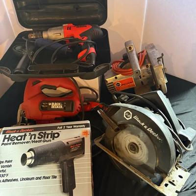 Black And Decker Mixed Lot Tools
