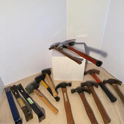 Hammer, Pry Bar, Nail Puller Mixed Lot