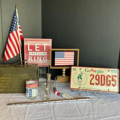 Americana Patriotic Design Decor Lot