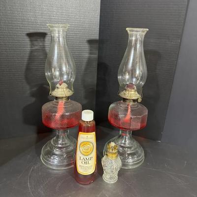 Oil Lamps, And Oil