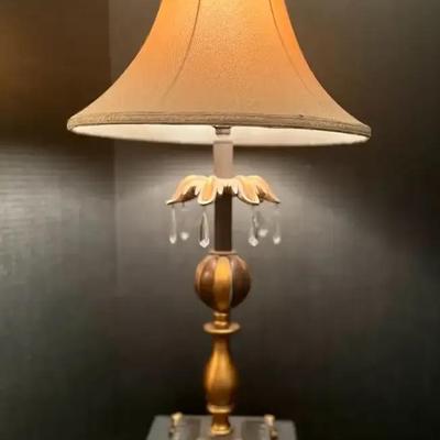 Vintage Neoclassical Pendant Style Table Lamp