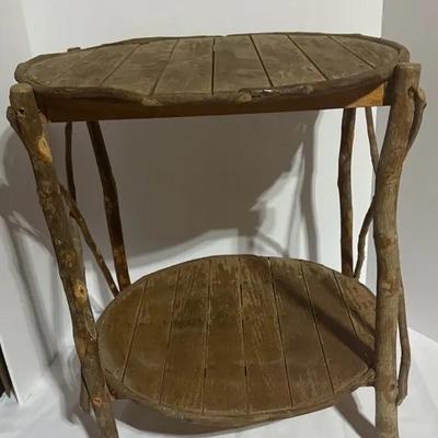 Rustic Style End Table