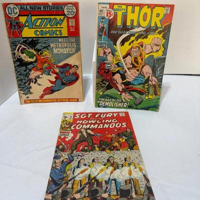 Lot Of Three Vintage Comic Books