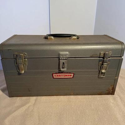 Vintage Craftsman Toolbox Filled With Toys