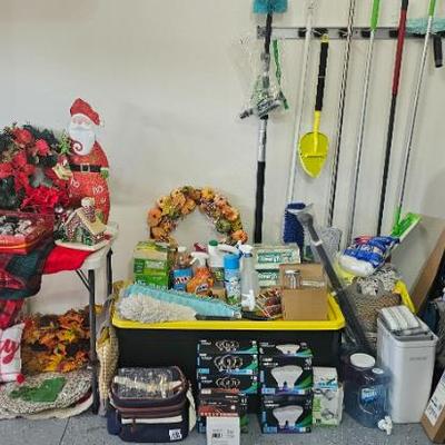Christmas decor and household supplies 