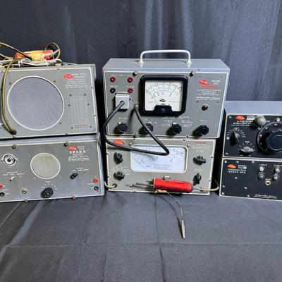 Silver Electronics Lot | HF Receiver 800, Transmitter 700, Vomax 900/900A, Sparx 905/905A