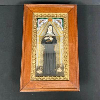 Saint Rita Of Cascia Shadow Box 