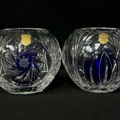 Crystal Rose Bowl Votive Holder 