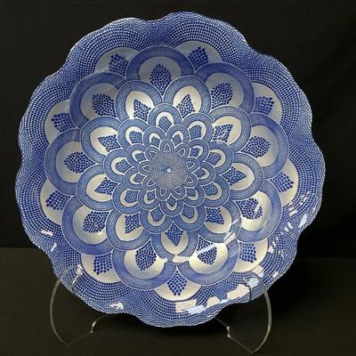 Cobalt Art Glass Bowl