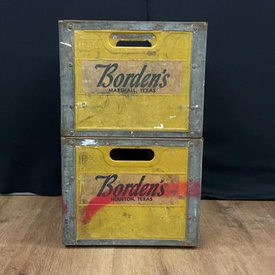 Vintage Borden’s Milk Crates # II