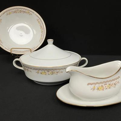 EKCO International “Golden Autumn” Serving Pieces