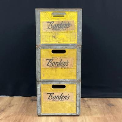 Vintage Borden’s Milk Crates #I