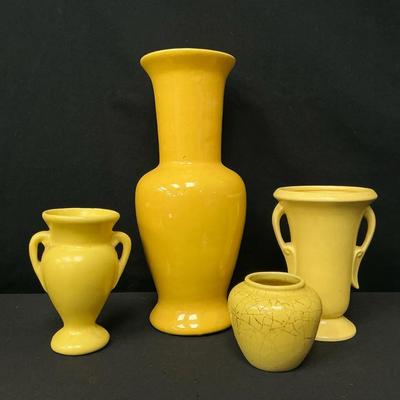 Yellow Decorative Vase 