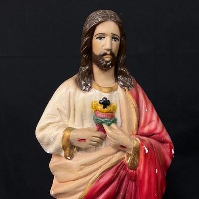 Statue Of The Sacred Heart Of Jesus