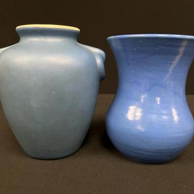 Blue Pottery Vases