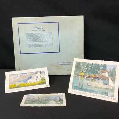 Maine Watercolor Prints & More