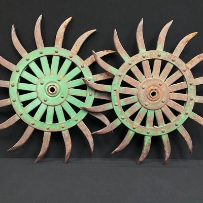 Industrial Farm Rotary Hoe Or Tiller Wheel #II