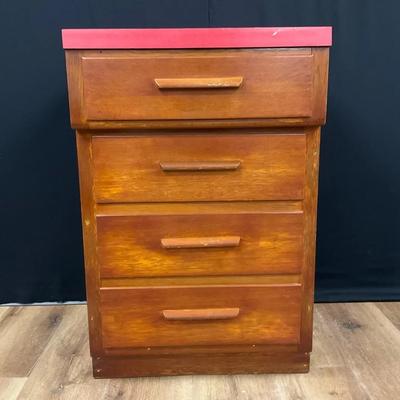 Four Drawer Chest With Formica Top