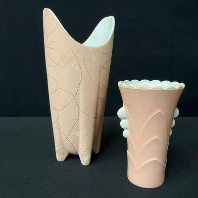 Shawnee And Anchor Hocking Vases