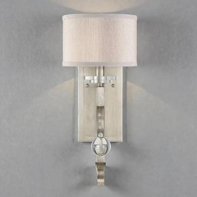 Two Savoy House Silver Sparkle Wall Sconces