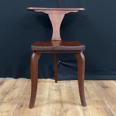 Inlaid Rosewood Prayer/Smoking Chair
