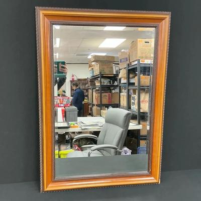 Large Brown Mirror 