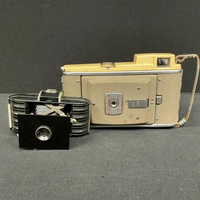 Polaroid Land Camera And Kodak Bantam