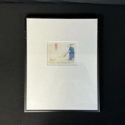 Vintage Hand Colored Photograph