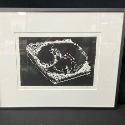 Signed & Numbered Woodcut Print