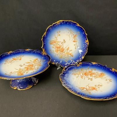 R. Delinieres & Co. Limoges Pedestal Plates & More