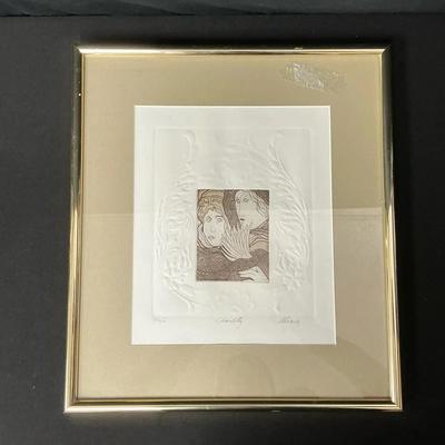 “Chantilly” By Alvarez Original Etching Print