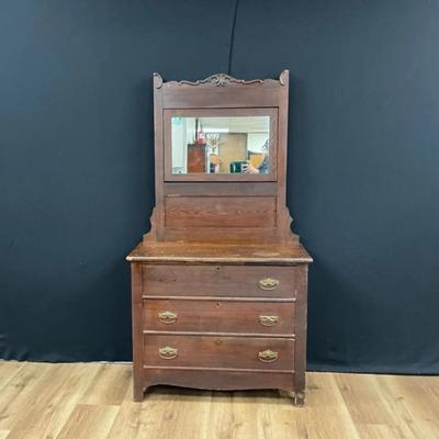 Vintage Dresser & Mirror