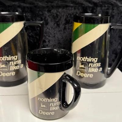 vintage John Deere Thermo-Serv insulated coffee mug