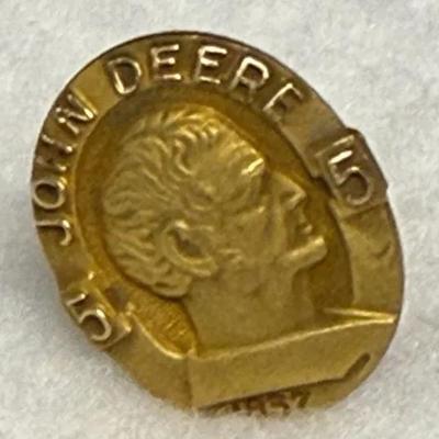 Vintage John Deere 10K Yellow Gold 5 Year Service Pin