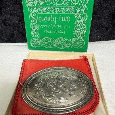 Towle 1972 Twelve Days Sterling Silver Christmas Ornament MINT w/Box